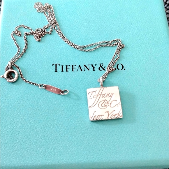 Tiffany & Co. Jewelry - Authentic Tiffany & Co. Square Notes Pendant Necklace